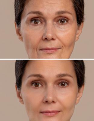 image -3 natural looking Lip Reduction surgery Results in delhi by dr ashish khare