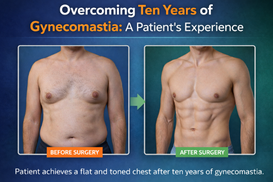 Patient experience overcoming ten years of gynecomastia