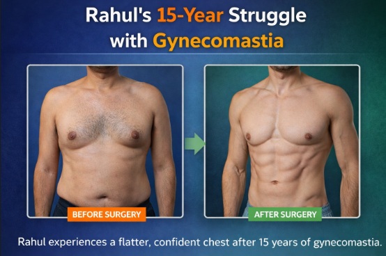 Rahul's 15-year struggle with gynecomastia